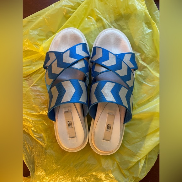 Miista Botega Blue Reflective Sandals GB3 EU36 US5.5 - Picture 9 of 9